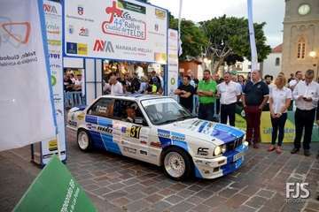 San Juan, escenario de la protocolaria ceremonia de salida del Rallye de Telde (Foto Francisco Javier Santana)